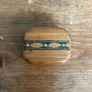 Wood Inlaid Ring/Storage Box